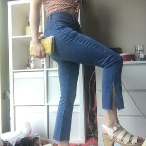 Madewell side slit Cali Demi boot